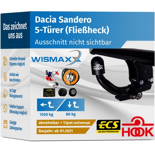 Anhängerkupplung für dacia - für,