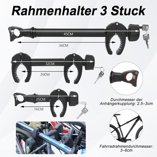 3er set rahmenhalter - set,
